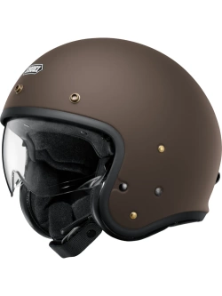 Kask otwarty Shoei J.O2 brązowy matowy + Gratisy