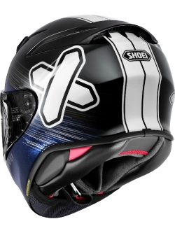 Kask integralny Shoei NXR2 Ideograph TC-5 czarno-biało-niebieski + Gratisy