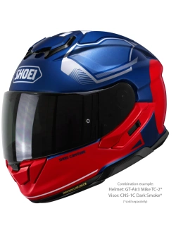 Kask integralny Shoei GT-Air 3 Mike TC-2 niebiesko-czerwony + Gratisy