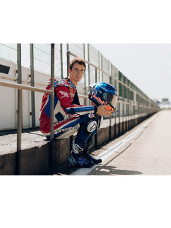 Kask integralny Shoei X-SPR PRO Marquez7 TC-1 czerwono-niebieski