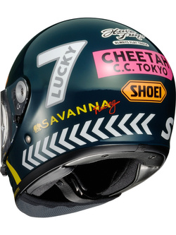 Kask integralny Shoei Glamster 06 Cheetah TC-2 niebieski