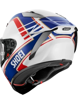 Kask integralny Shoei X-SPR PRO Gardner TC-2 biało-niebiesko-czerwony + Gratisy