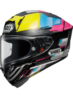 Kask integralny Shoei X-SPR PRO Proxy TC-11 żółto-niebiesko-różowy + Gratisy
