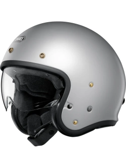 Kask otwarty Shoei J.O2 srebrny matowy + Gratisy