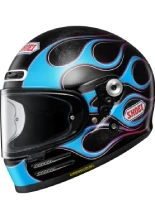 Kask integralny Shoei Glamster 06 Blast TC-2 czarno-niebieski + Gratisy
