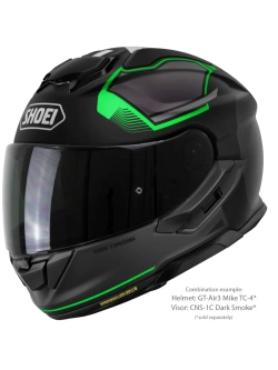 Kask integralny Shoei GT-Air 3 Mike TC-4 czarno-zielony + Gratisy