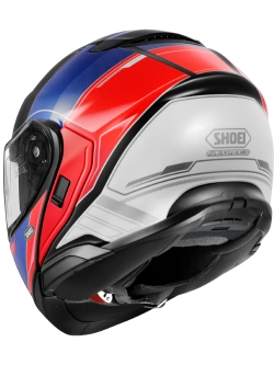 Kask szczękowy Shoei Neotec 3 Sharpen TC-10 niebiesko-czerwony + Gratisy