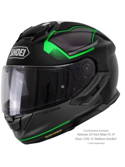 Kask integralny Shoei GT-Air 3 Mike TC-4 czarno-zielony + Gratisy
