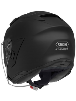 Zestaw: kask otwarty Shoei J-Cruise 3 czarny matowy + dedykowany interkom motocyklowy Sena SRL 3