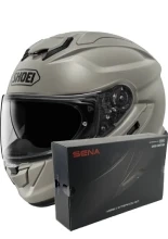 Zestaw: kask integralny Shoei GT-Air 3 Chalk szary + dedykowany interkom motocyklowy Sena SRL 3 + Gratisy