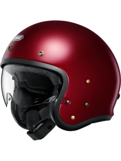 Kask otwarty Shoei J.O2 czerwony + Gratisy