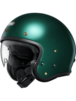 Kask otwarty Shoei J.O2 zielony + Gratisy