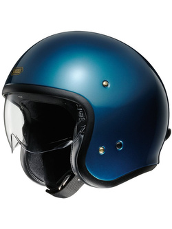 Kask otwarty Shoei J.O niebieski