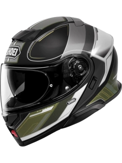 Kask szczękowy Shoei Neotec 3 Sharpen TC-11 czarno-zielony + Gratisy