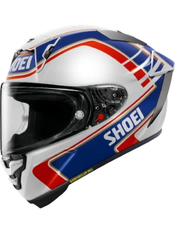 Kask integralny Shoei X-SPR PRO Gardner TC-2 biało-niebiesko-czerwony + Gratisy