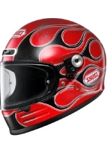 Kask integralny Shoei Glamster 06 Blast TC-1 czerwono-biały + Gratisy
