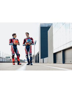Kask integralny Shoei X-SPR PRO Marquez7 TC-1 czerwono-niebieski