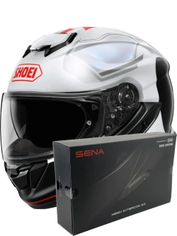 Zestaw: kask integralny Shoei GT-Air 3 Mike TC-6 + dedykowany interkom motocyklowy Sena SRL 3 + Gratisy