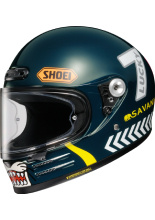 Kask integralny Shoei Glamster 06 Cheetah TC-2 niebieski + Gratisy