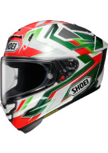 Kask integralny Shoei X-SPR PRO Escalate TC-4 czerwono-zielony + Gratisy