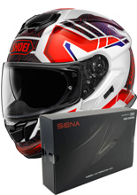 Zestaw: kask integralny Shoei GT-Air 3 Hike TC-10 + dedykowany interkom motocyklowy Sena SRL 3