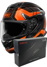 Zestaw: kask integralny Shoei GT-Air 3 Hike TC-8 + dedykowany interkom motocyklowy Sena SRL 3