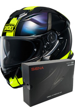 Zestaw: kask integralny Shoei GT-Air 3 Scenario TC-3 + dedykowany interkom motocyklowy Sena SRL 3