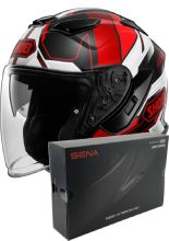 Zestaw: kask otwarty Shoei J-Cruise 3 Whizzy TC-1 + dedykowany interkom motocyklowy Sena SRL 3