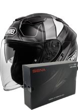 Zestaw: kask otwarty Shoei J-Cruise 3 Whizzy TC-5 + dedykowany interkom motocyklowy Sena SRL 3