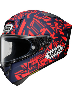 Kask integralny Shoei X-SPR PRO Marquez Dazzle TC-10 czerwono-niebieski