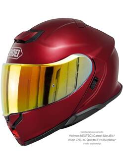 Kask szczękowy Shoei Neotec 3 Garnet Metallic czerwony + Gratisy