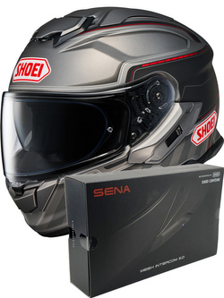 Zestaw: kask integralny Shoei GT-Air 3 Discipline TC-1 + dedykowany interkom motocyklowy Sena SRL 3