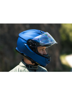 Zestaw: kask integralny Shoei GT-Air 3 niebieski matowy + dedykowany interkom motocyklowy Sena SRL 3